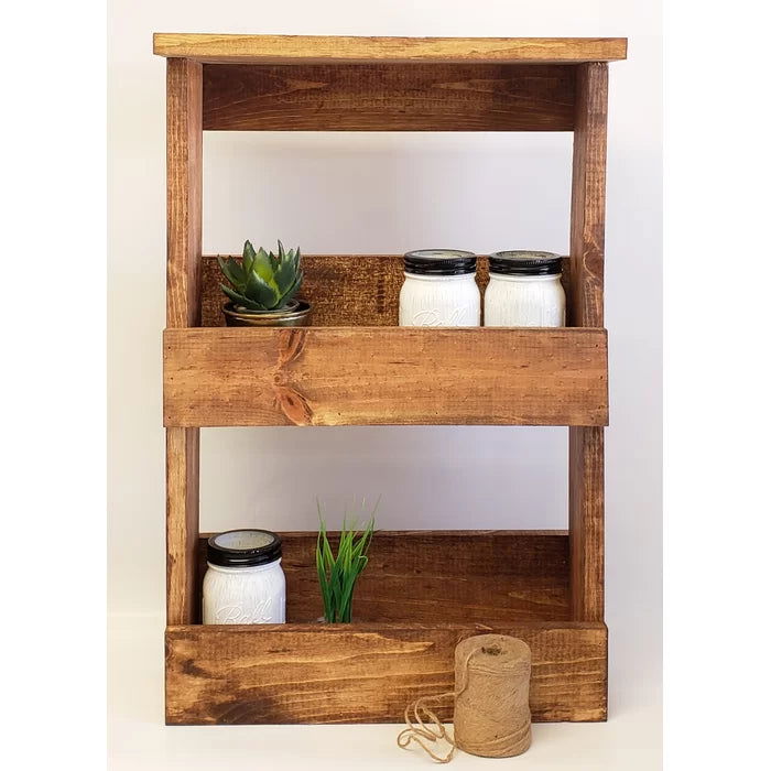 Solid Sheesham Wood Wall Shelf - Furnishiaa -  - 