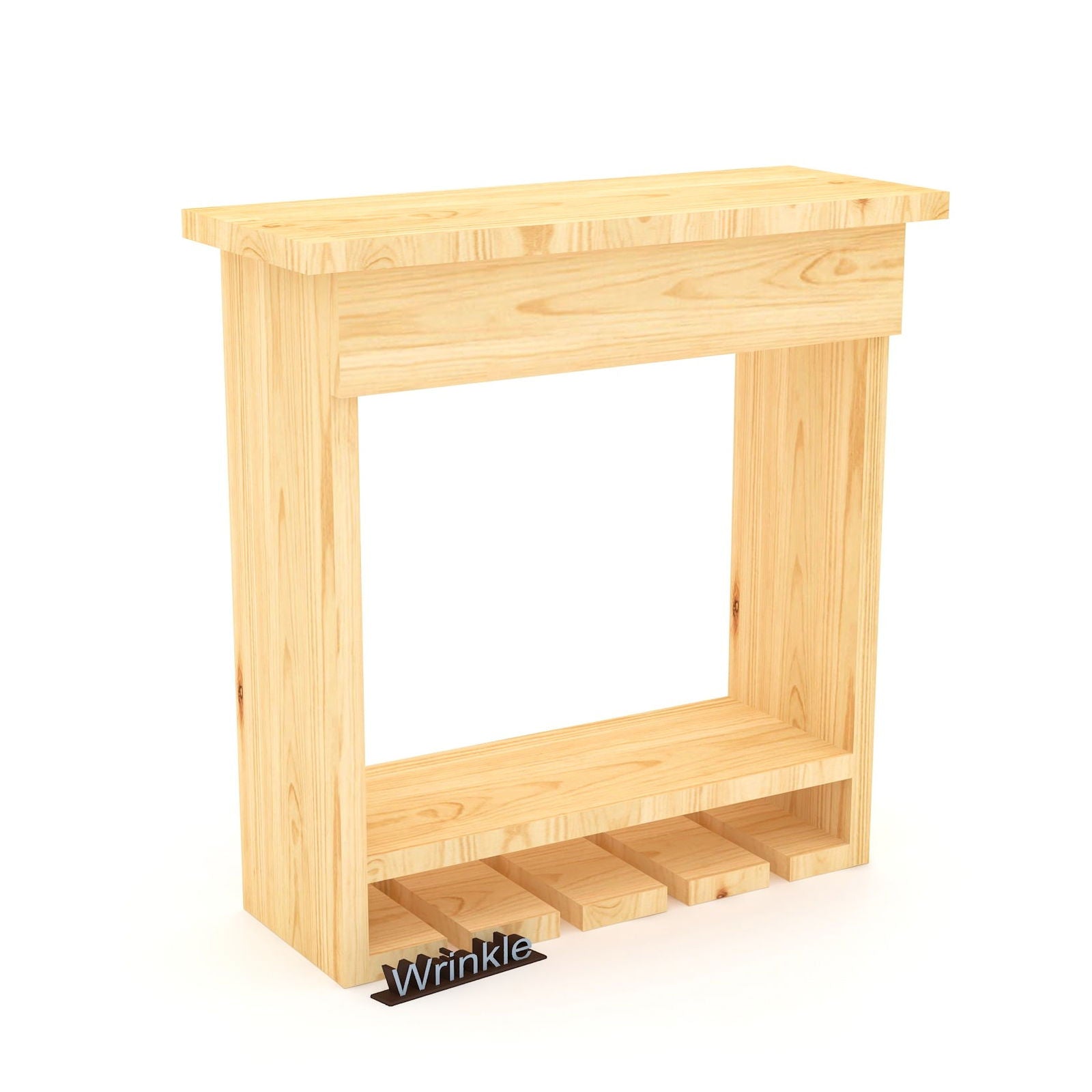 Solid Sheesham Wood Wine Stand With Glass Cabinet - Furnishiaa -  - 