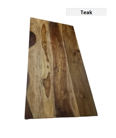 Solid Shesham Wood Top Only, Finish Available-Walnut, Hunny Natural, Teak - Furnishiaa -  - 