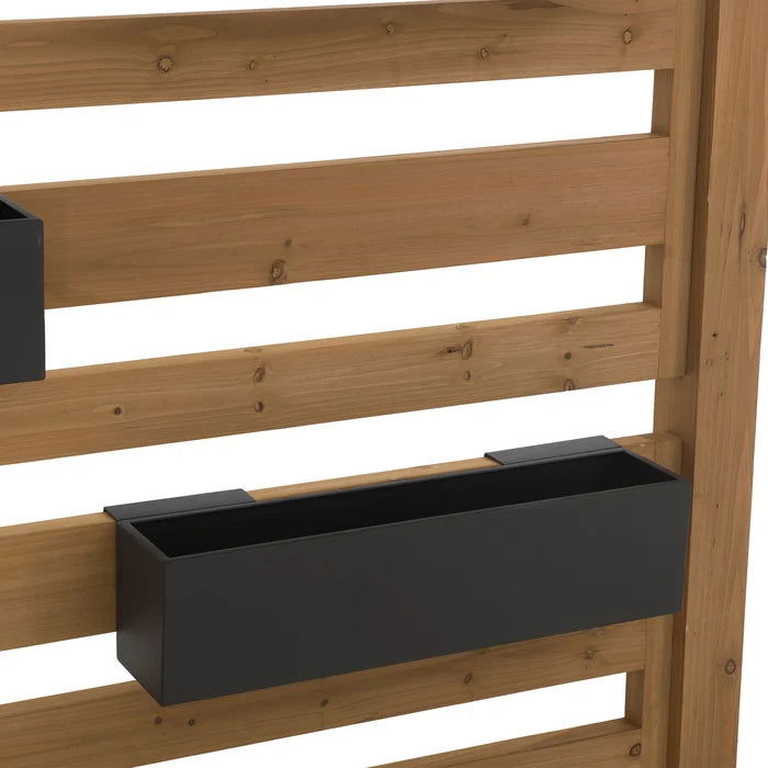 Solid Wood 10.5 fit X 10 fit Pergola Hanging Planters - Furnishiaa -  - 