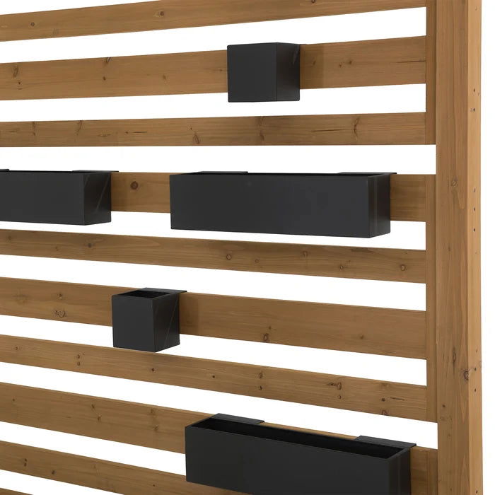 Solid Wood 10.5 fit X 10 fit Pergola Hanging Planters - Furnishiaa -  - 