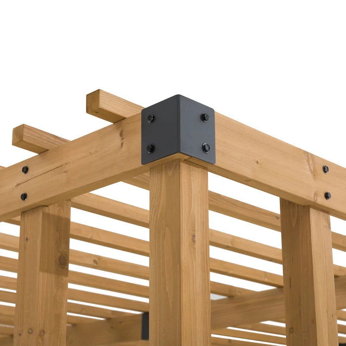 Solid Wood 10.5 fit X 10 fit Pergola Hanging Planters - Furnishiaa -  - 