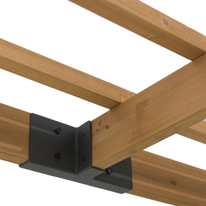 Solid Wood 10.5 fit X 10 fit Pergola Hanging Planters - Furnishiaa -  - 