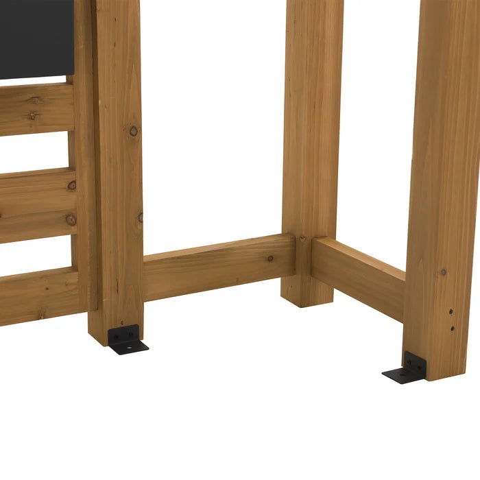 Solid Wood 10.5 fit X 10 fit Pergola Hanging Planters - Furnishiaa -  - 