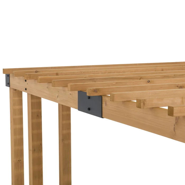 Solid Wood 10.5 fit X 10 fit Pergola Hanging Planters - Furnishiaa -  - 
