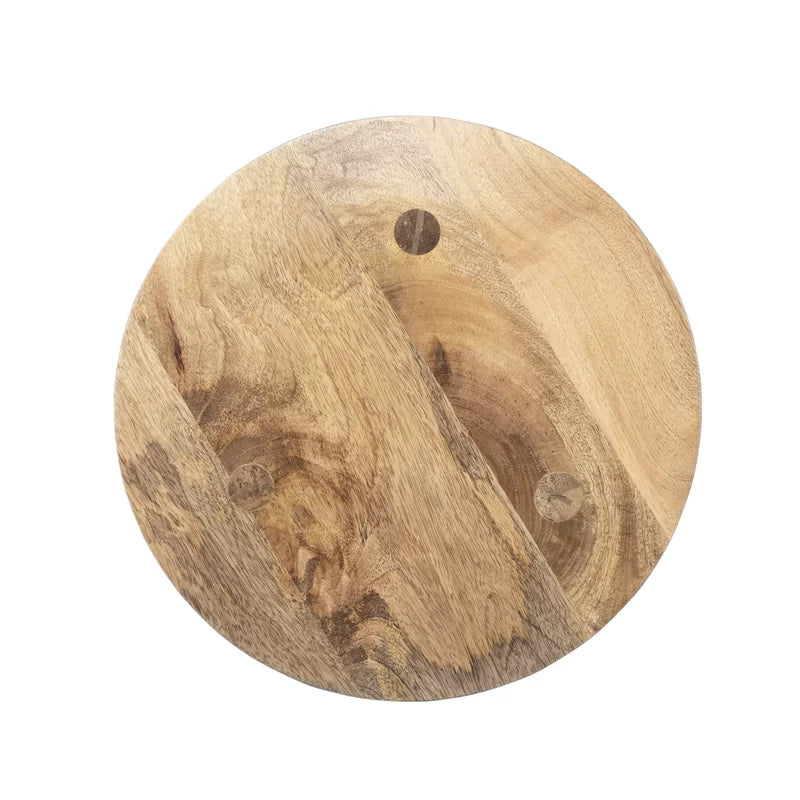 Solid Wood 3 Tall Leg End Table - Furnishiaa -  - 