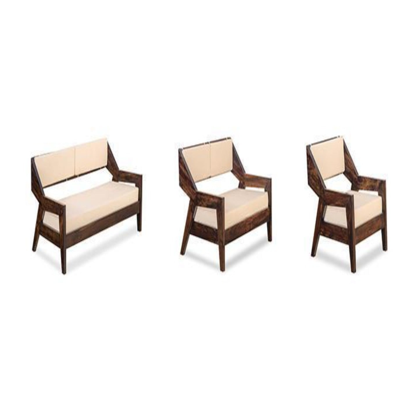 Solid Wood 5 Seater Sofa Set for living room - Furnishiaa -  - 