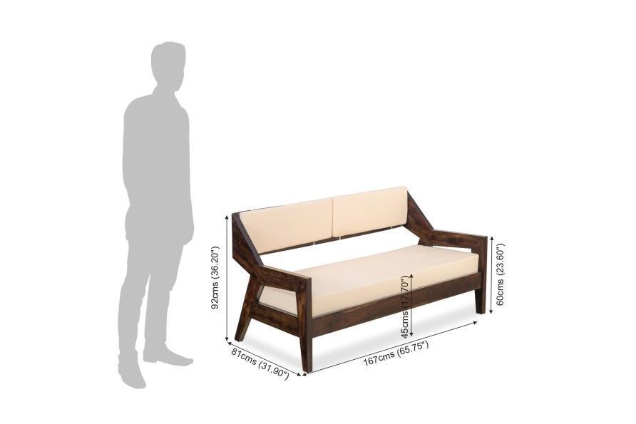 Solid Wood 5 Seater Sofa Set for living room - Furnishiaa -  - 