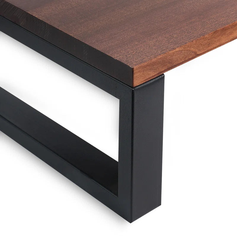 Solid Wood And Metal Base Step And Step Stool - Furnishiaa -  - 