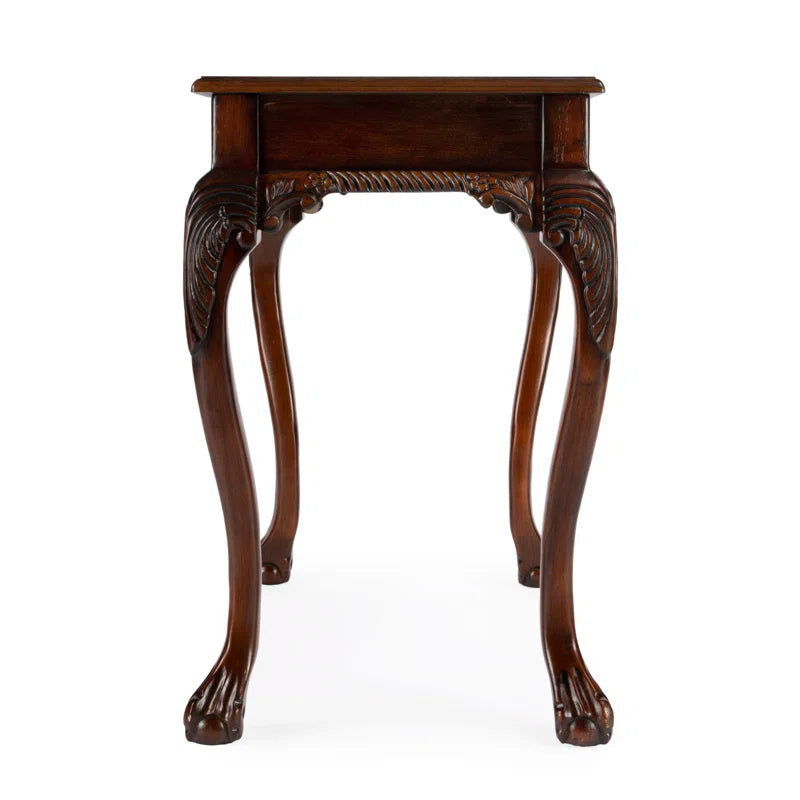 Solid Wood Carved Study Table Writing Desk for Home - Furnishiaa -  - 