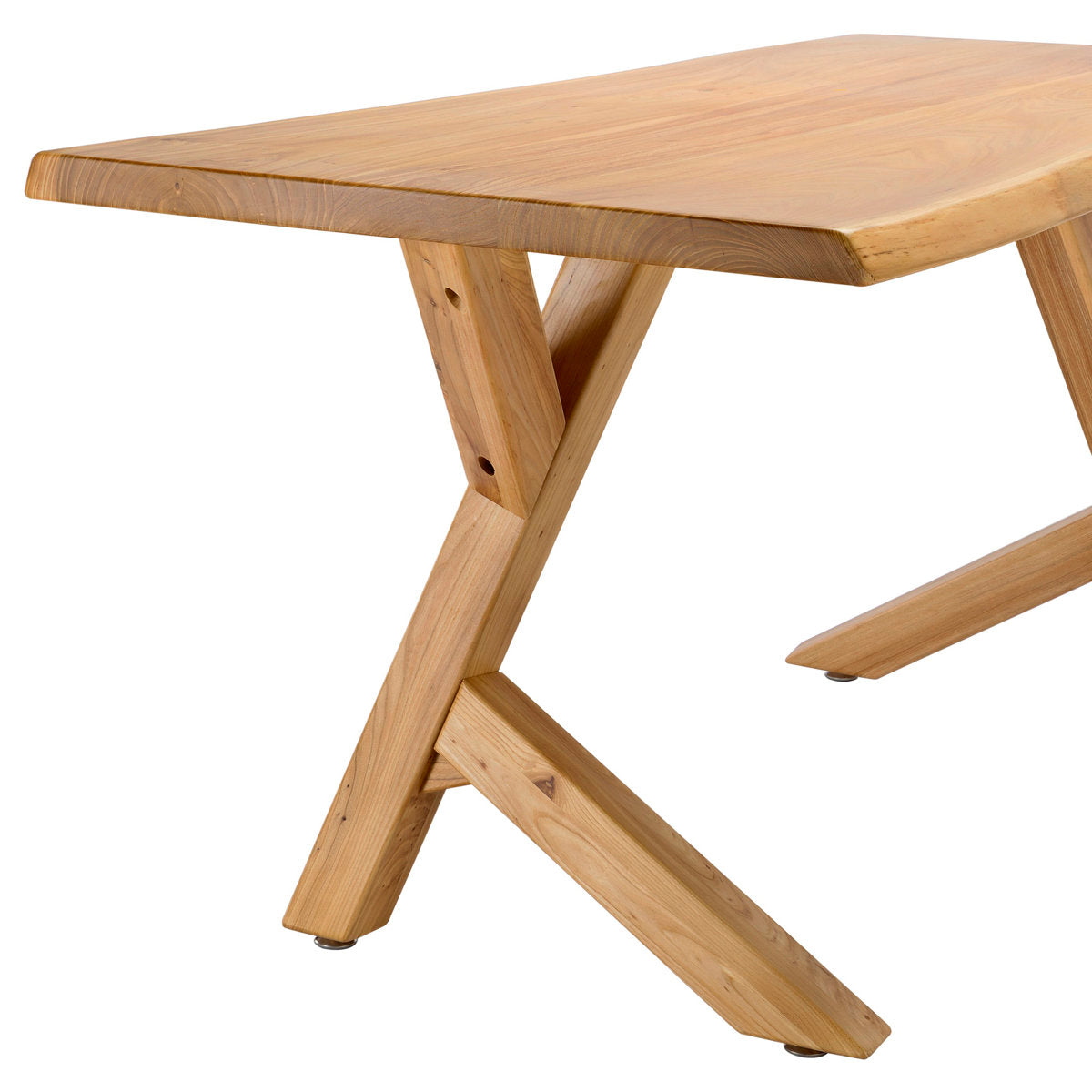 Furnishiaa Classic Farmhouse Solid Wood Dining Table