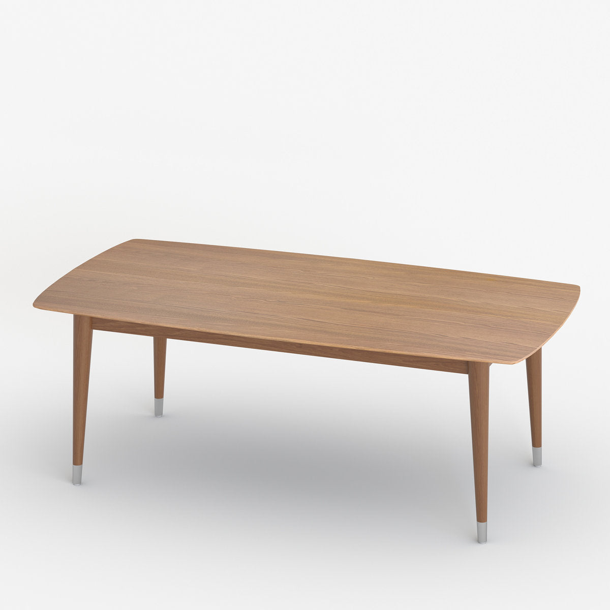 Furnishiaa Rectangular Dining Table with Solid Ash Wood Frame
