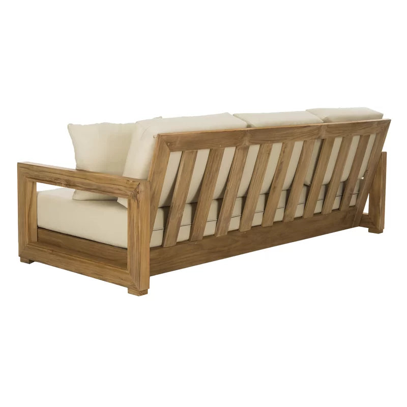 Solid Wood Sofa Set With Coffee Table For Living Room - Furnishiaa -  - 