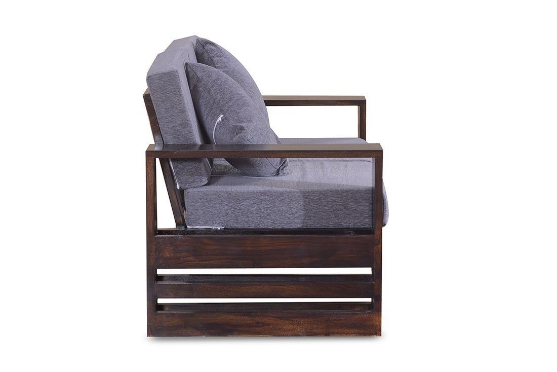 Solid sheesham Wood 4 Seater Sofa set - Furnishiaa -  - 