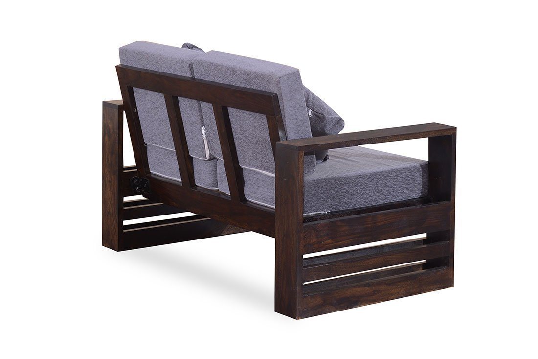 Solid sheesham Wood 4 Seater Sofa set - Furnishiaa -  - 