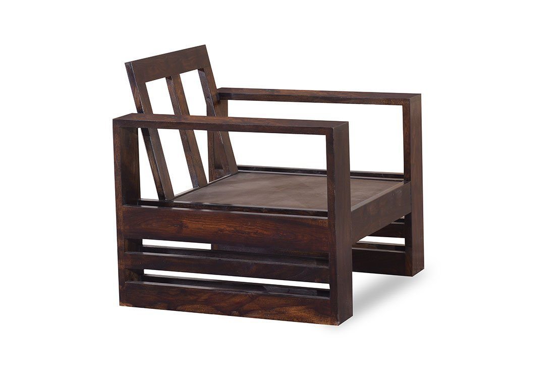 Solid sheesham Wood 4 Seater Sofa set - Furnishiaa -  - 