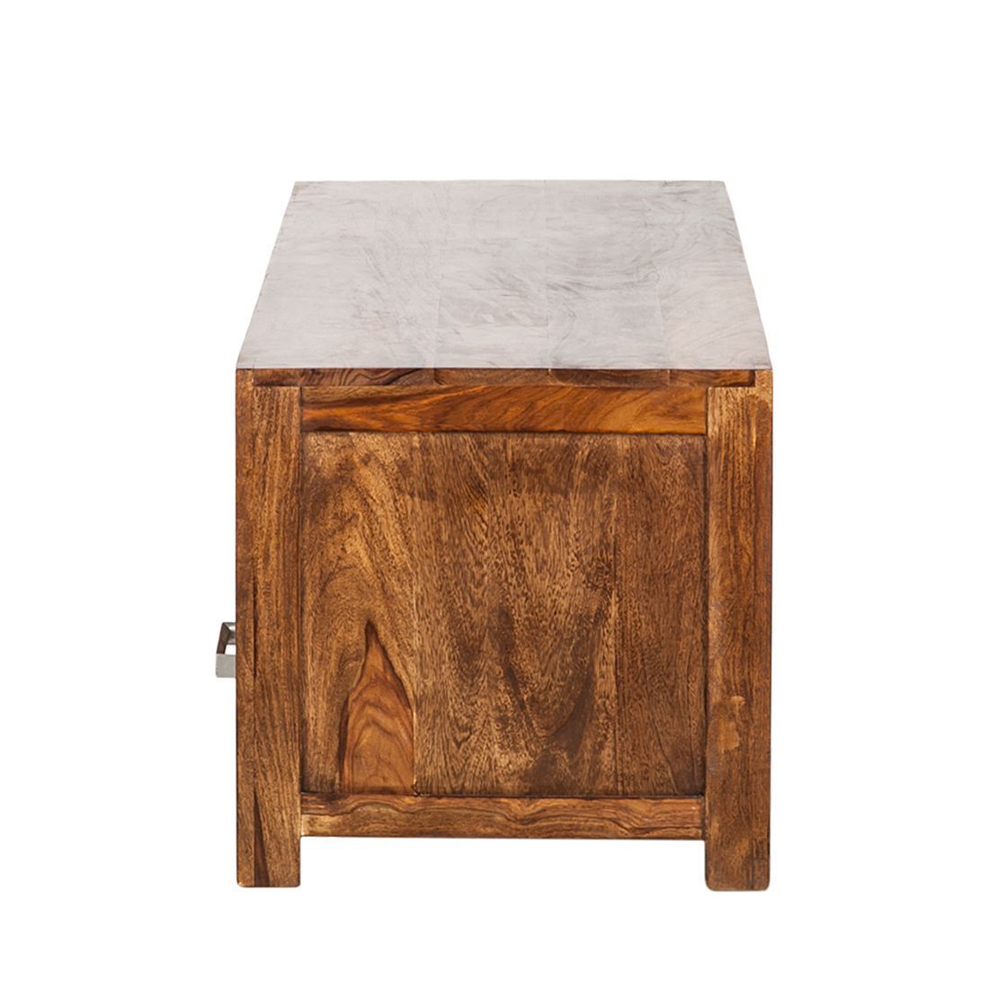 Solid sheesham Wood Showcase Tv Unit Cabinet - Furnishiaa -  - 