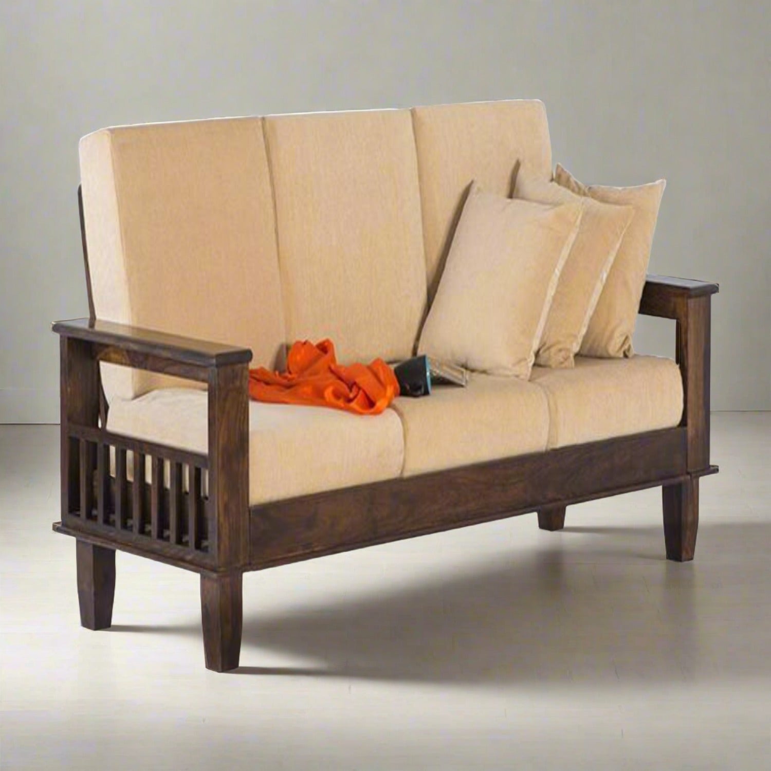 Solid sheesham Wood Sofa set for living room - Furnishiaa -  - 