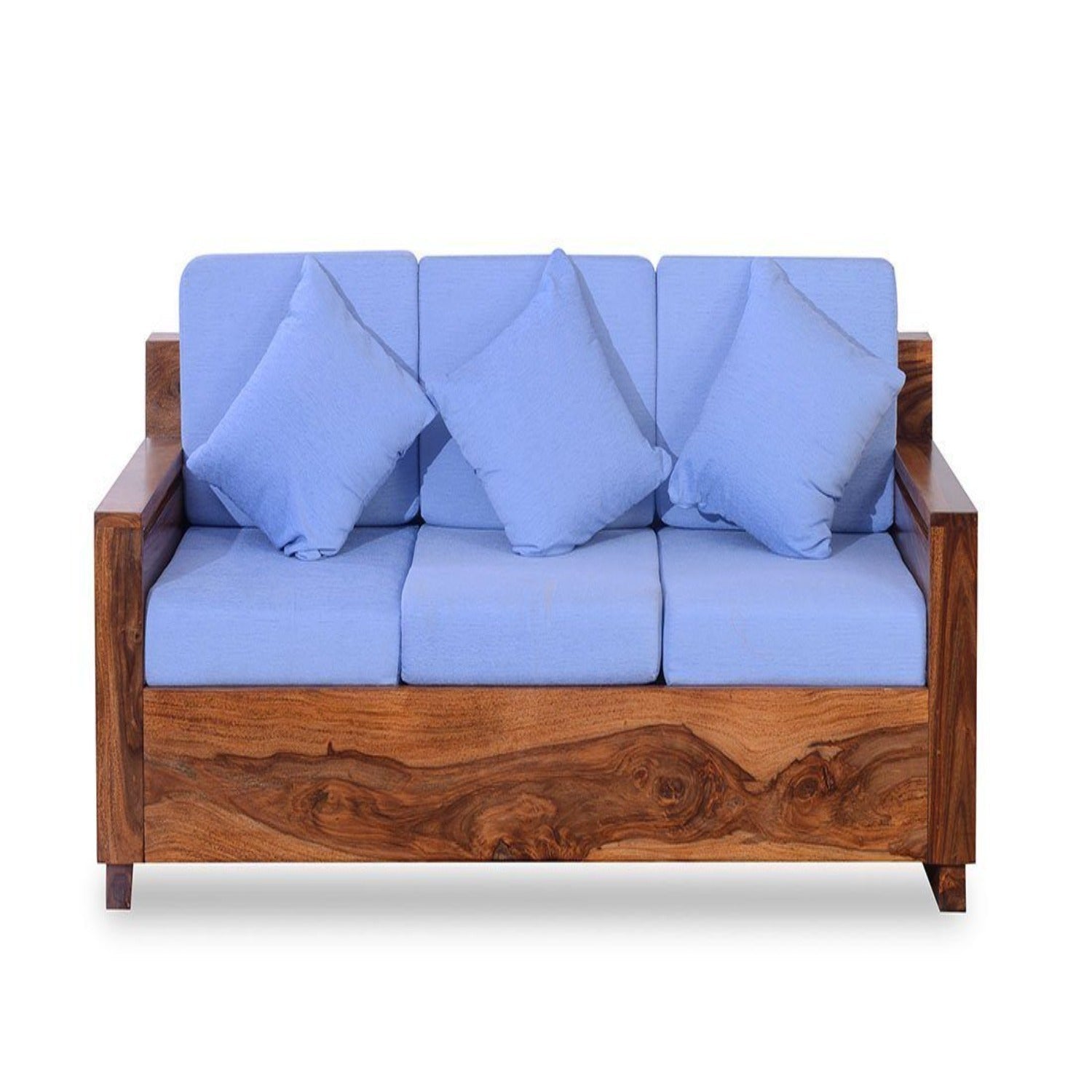 Solid sheesham Wood Sofa set for living room - Furnishiaa -  - 