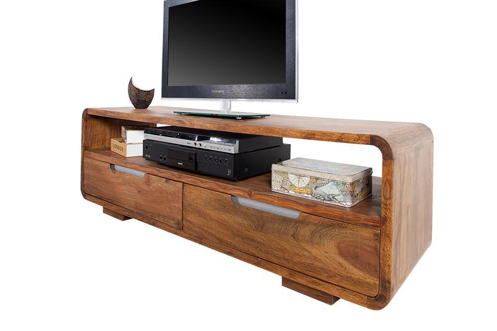 Solid sheesham wood showcase tv unit cabinet - Furnishiaa -  - 