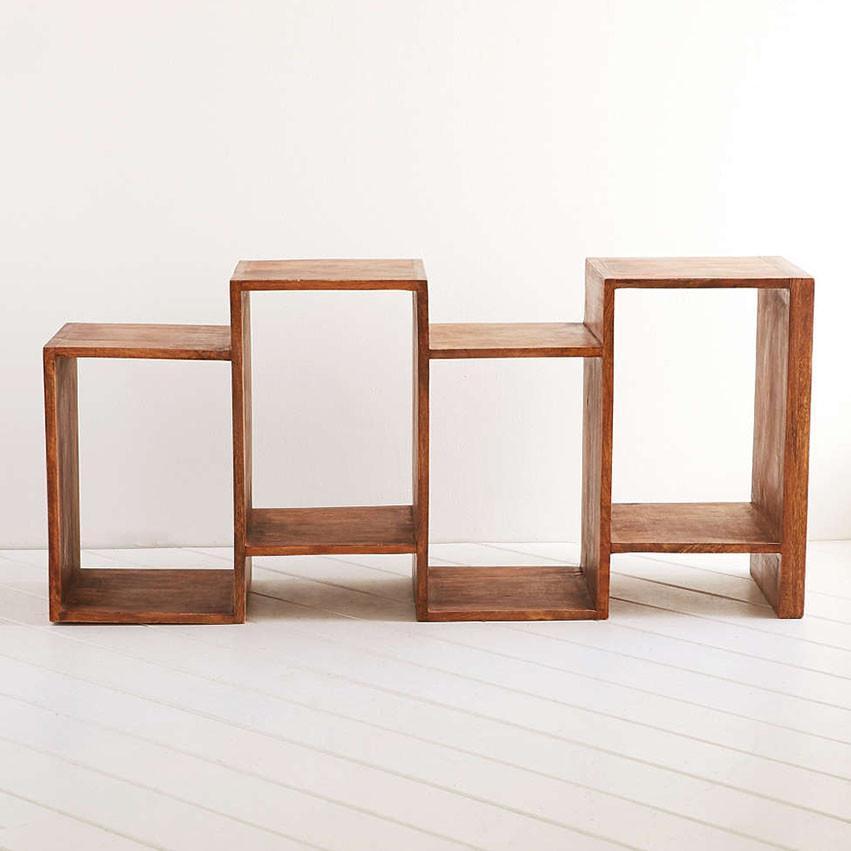 Solid sheesham wood showcase tv unit cabinet - Furnishiaa -  - 