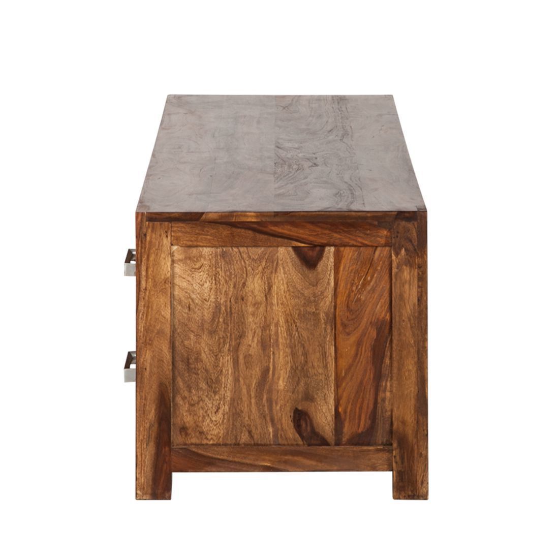 Solid sheesham wood showcase tv unit cabinet - Furnishiaa -  - 