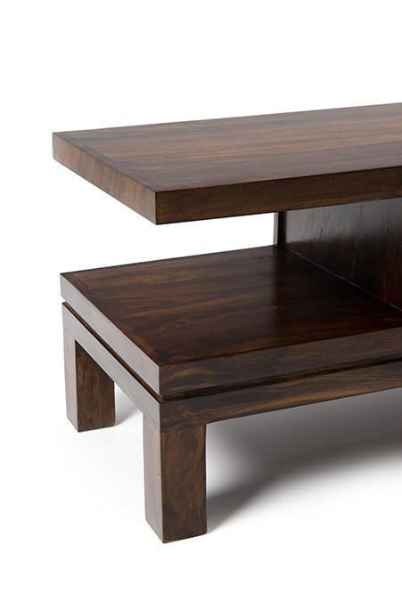 Solid sheesham wood showcase tv unit cabinet - Furnishiaa -  - 