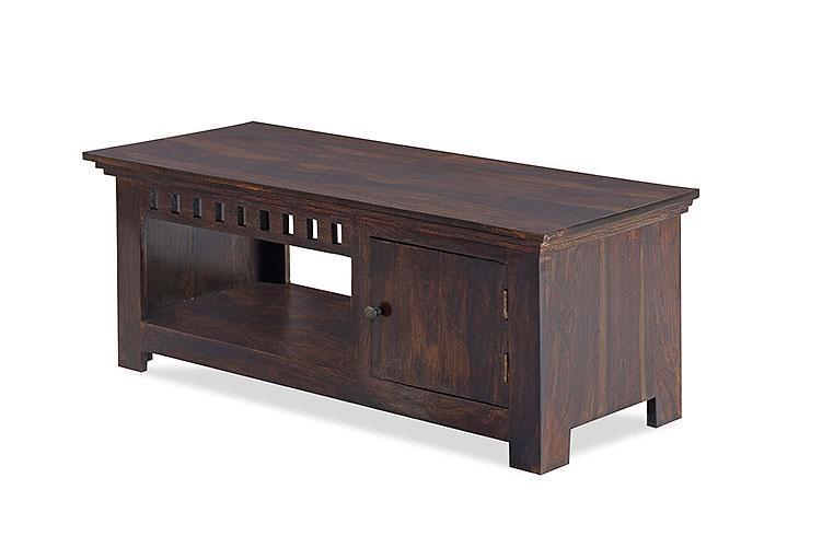 Solid sheesham wood showcase tv unit cabinet - Furnishiaa -  - 
