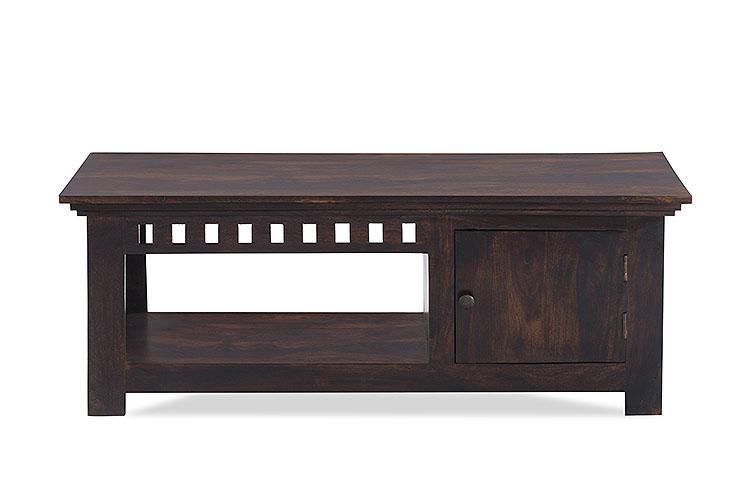 Solid sheesham wood showcase tv unit cabinet - Furnishiaa -  - 