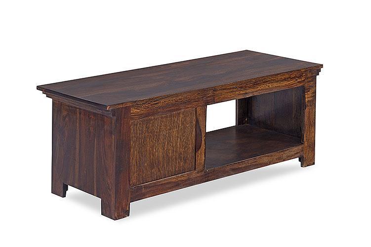 Solid sheesham wood showcase tv unit cabinet - Furnishiaa -  - 