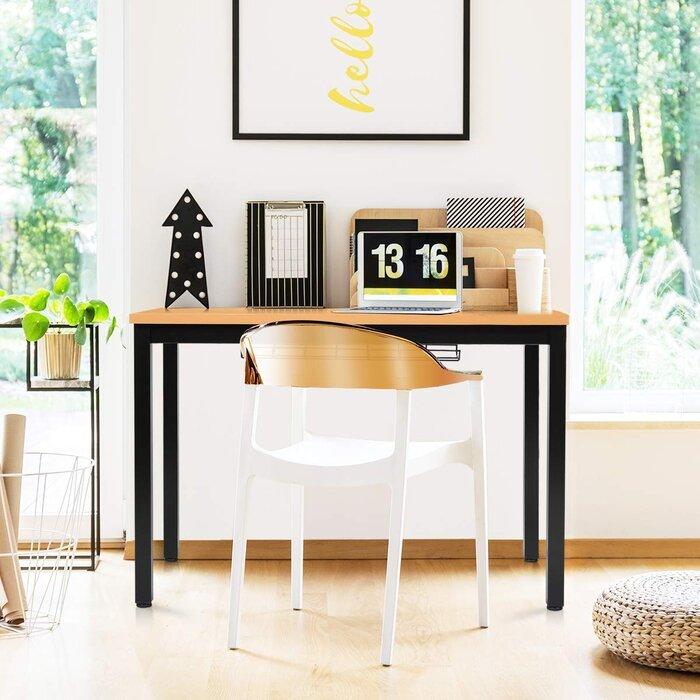 Solid wood Blunt Study table Writing desk for home office - Furnishiaa -  - 