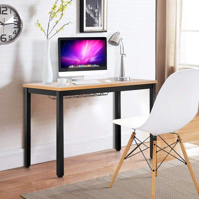 Solid wood Blunt Study table Writing desk for home office - Furnishiaa -  - 