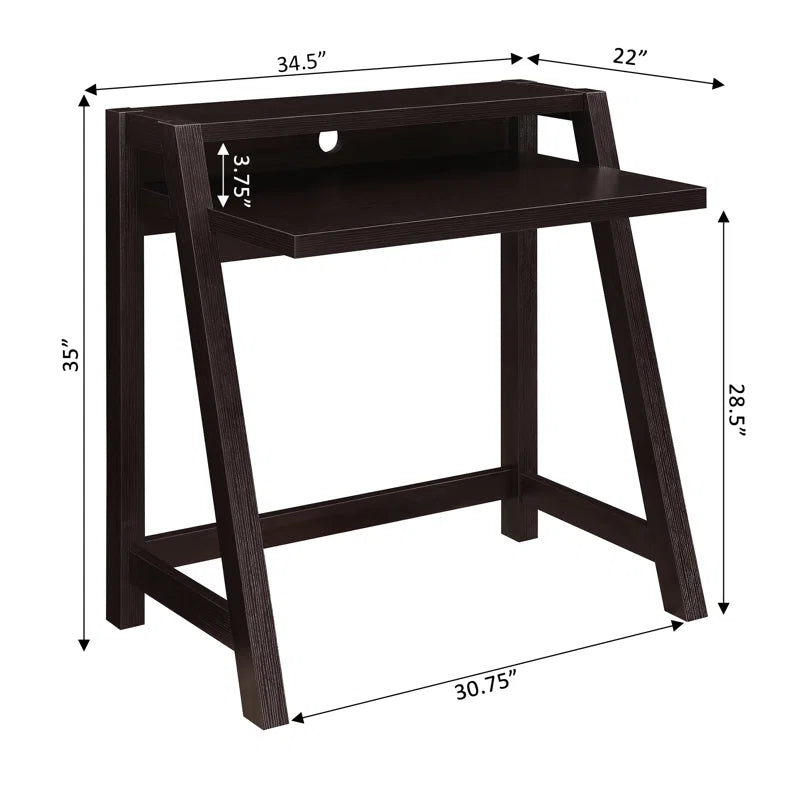 Solid wood Rainforest Study table Writing desk for home office - Furnishiaa -  - 