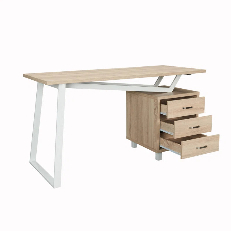 Solid wood Taiga Study table Writing desk for home & office - Furnishiaa -  - 