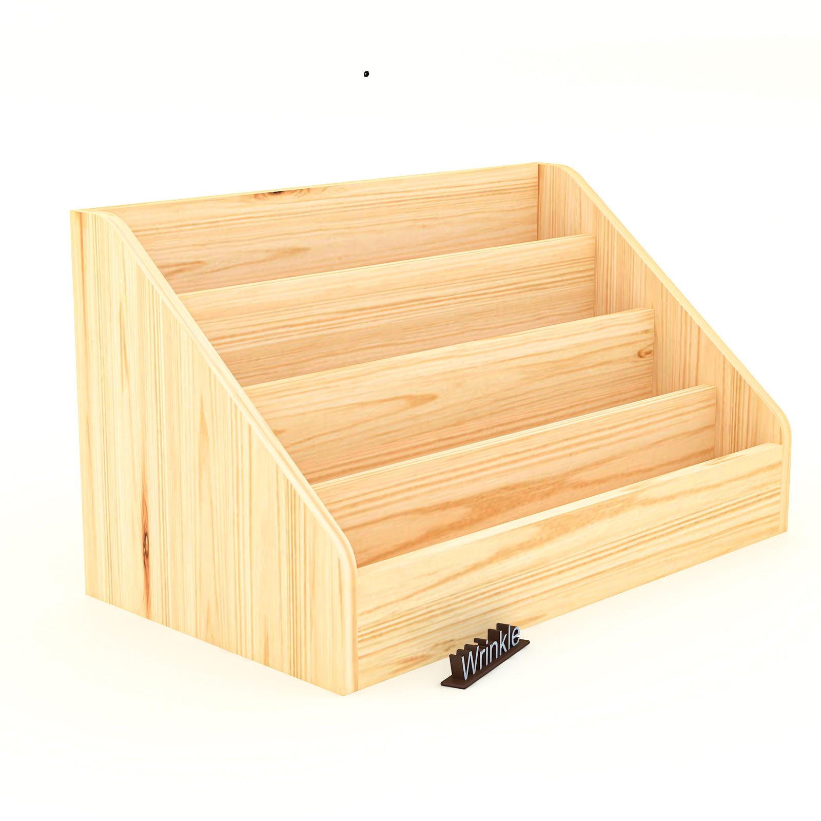 Sturdy Book Box Pine Wood Natural - Furnishiaa -  - 