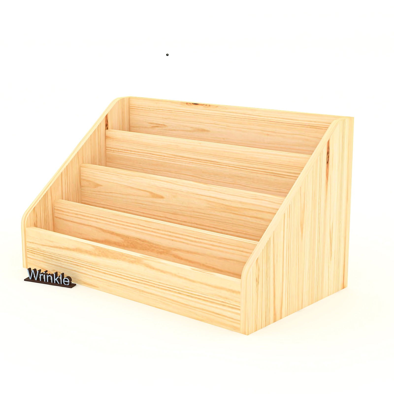 Sturdy Book Box Pine Wood Natural - Furnishiaa -  - 