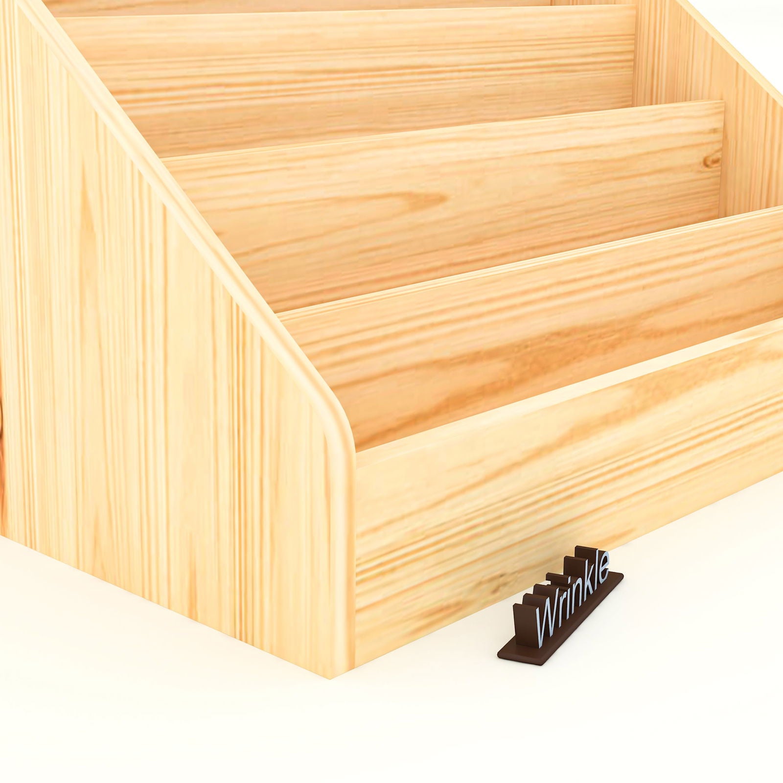 Sturdy Book Box Pine Wood Natural - Furnishiaa -  - 