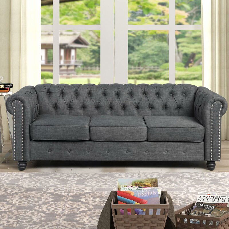 Three Seater Luxary Wooden Sofa For Home - Furnishiaa -  - 