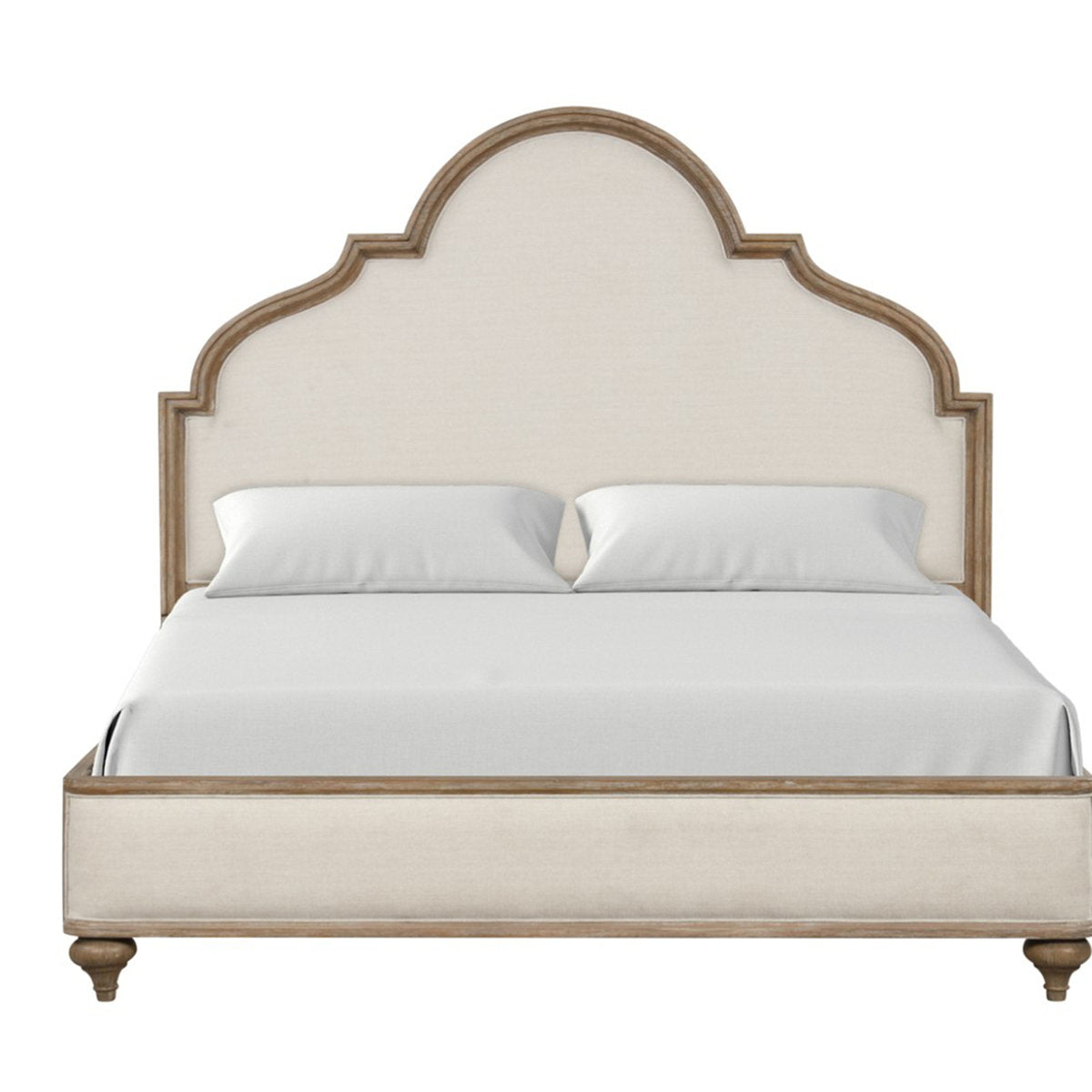 Furnishiaa Classic Traditional Solid Wood Bed