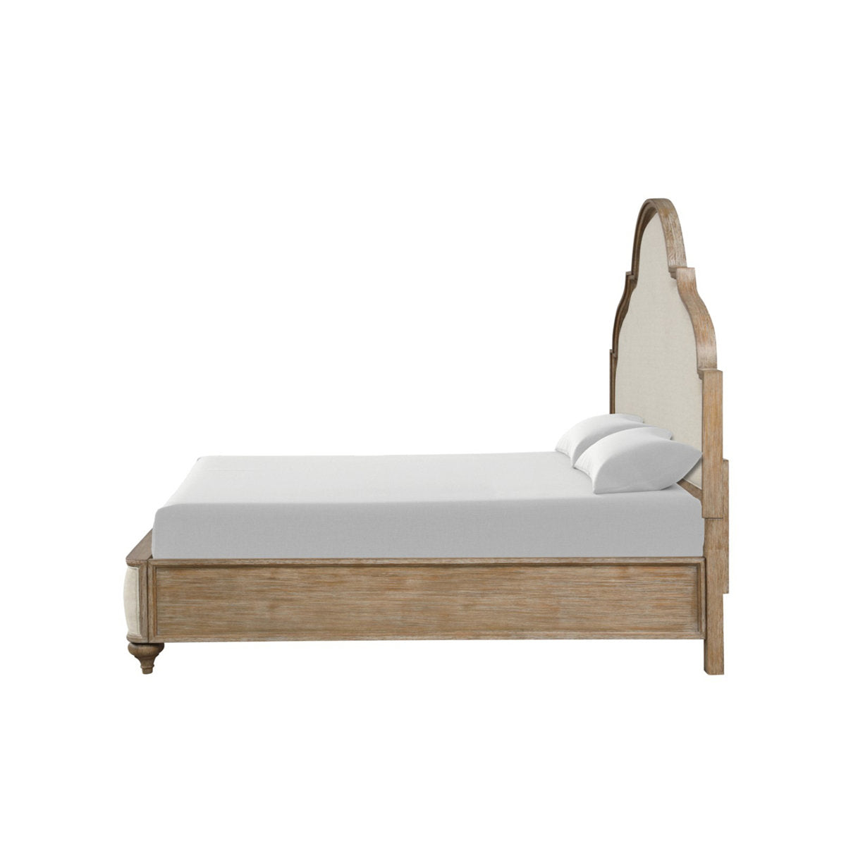 Furnishiaa Classic Traditional Solid Wood Bed