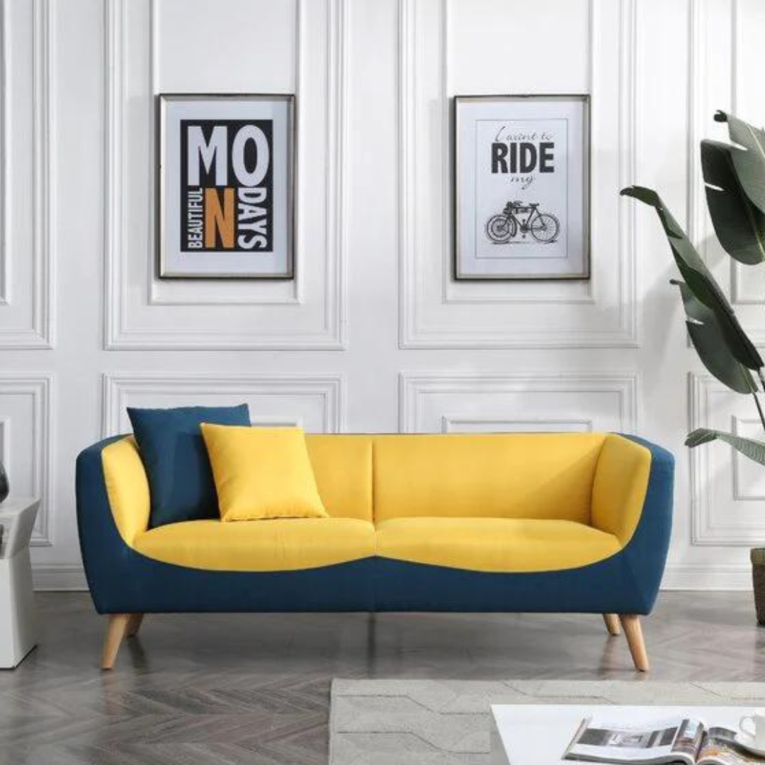 Two Seater Wooden Sofa Set For Home - Furnishiaa -  - 