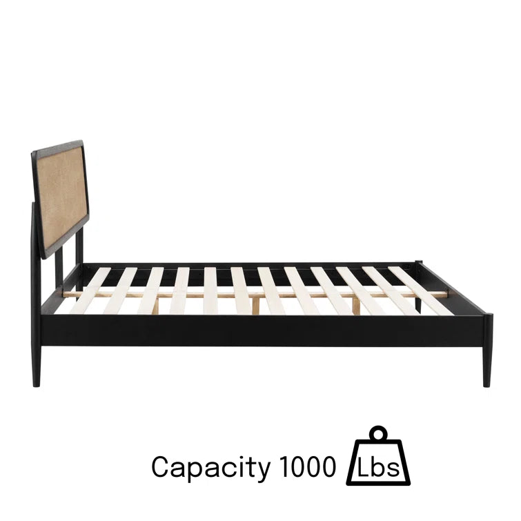 Furnishiaa Solid Sheesham Wood Bed Frame