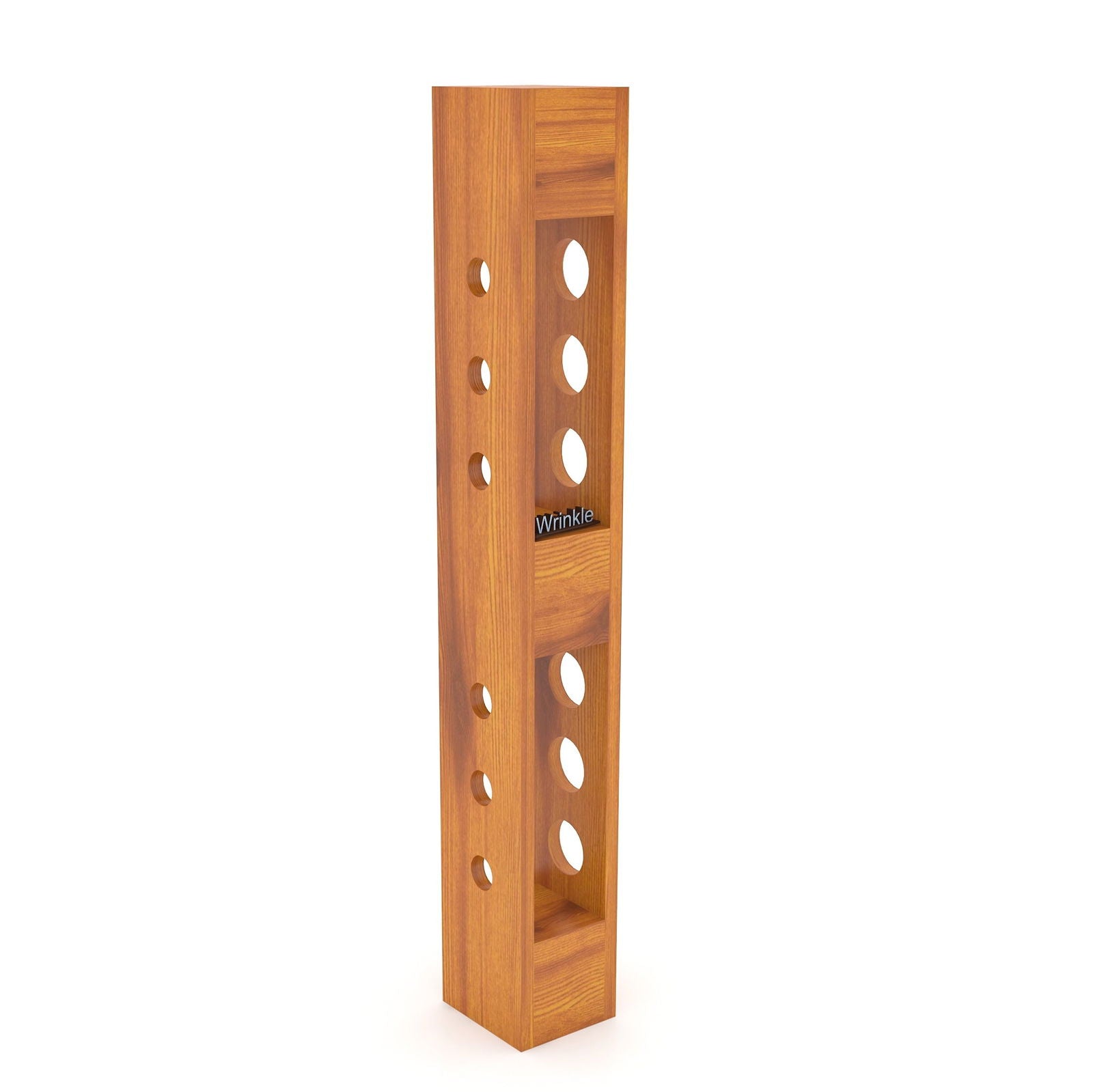 Vertical Shape Wine Stand With Solid Sheehsam Wood - Furnishiaa -  - 