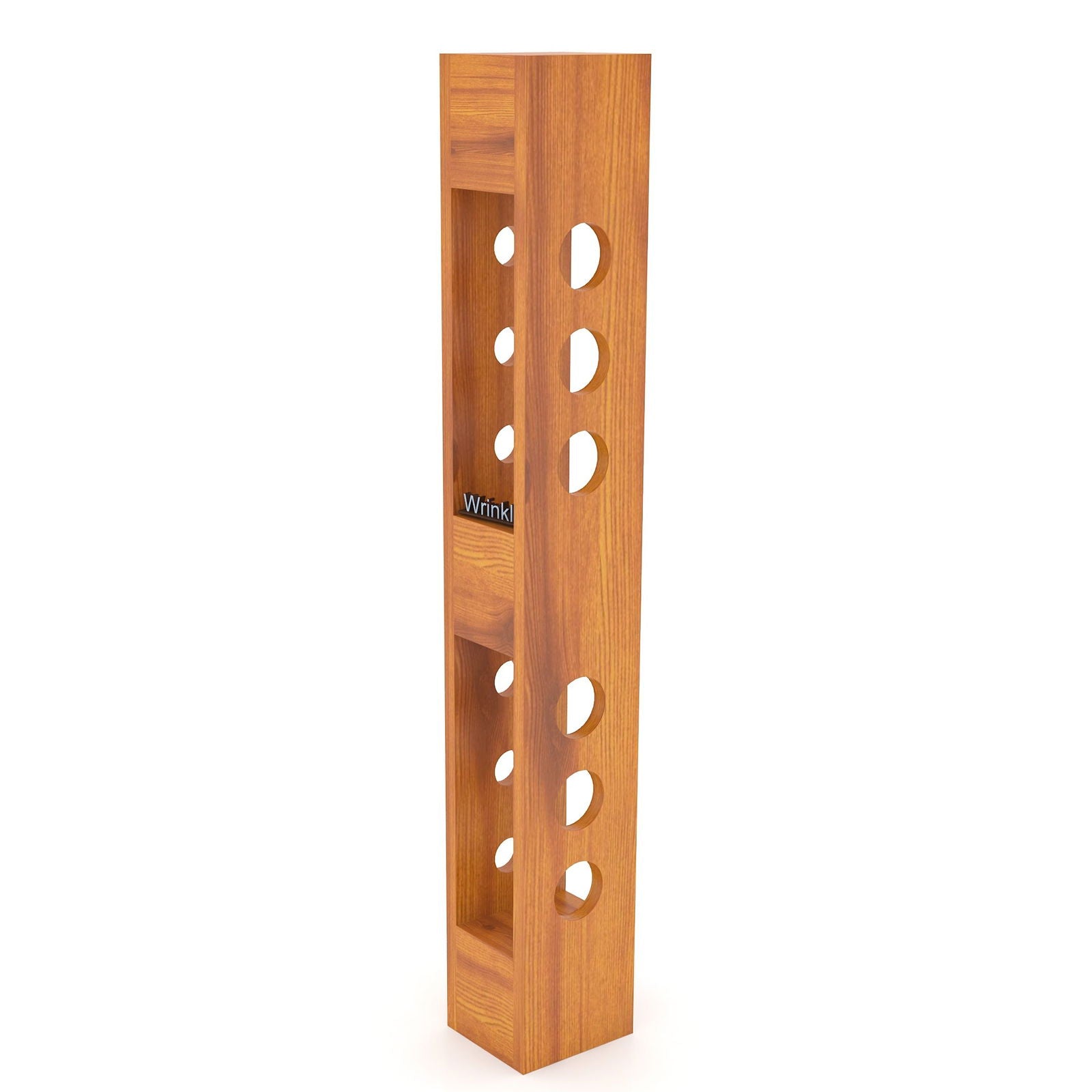 Vertical Shape Wine Stand With Solid Sheehsam Wood - Furnishiaa -  - 