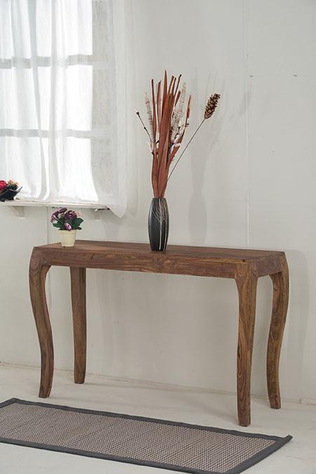 Vintage Solid Sheesham Wood Console Table - Furnishiaa -  - 