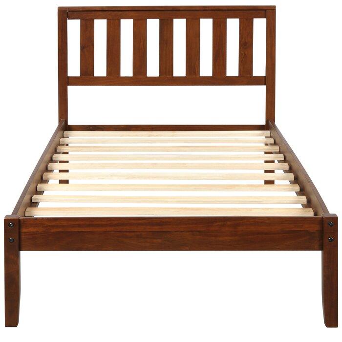 Vintage Wood Simple Wooden Bed - Furnishiaa -  - 