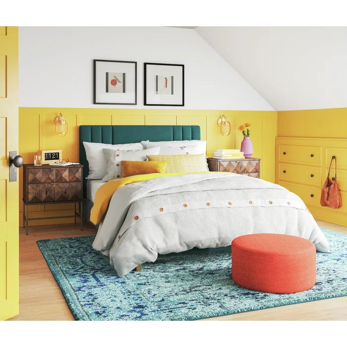 WRINKLE Sheesham Wood Bedside Table In Natural Finish - Furnishiaa -  - 