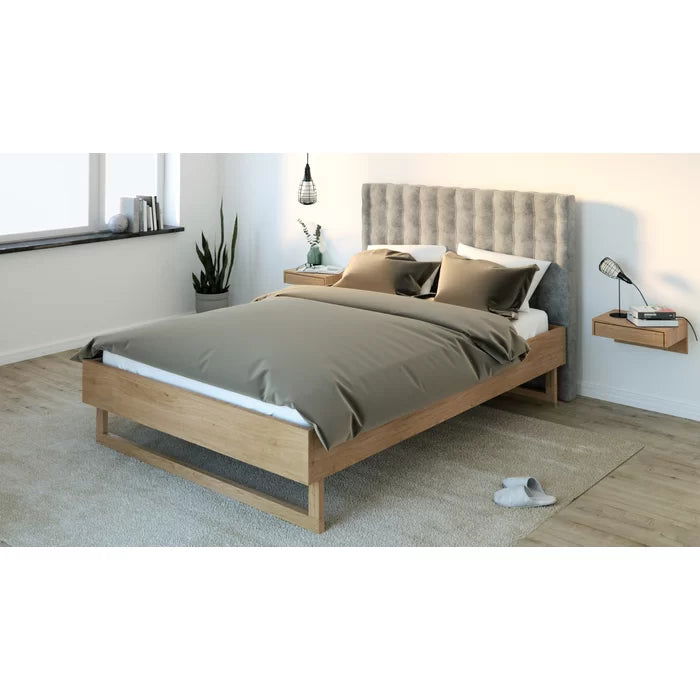 WRINKLE Sheesham Wood Floating Bedside Table With Single Drawer - Furnishiaa -  - 