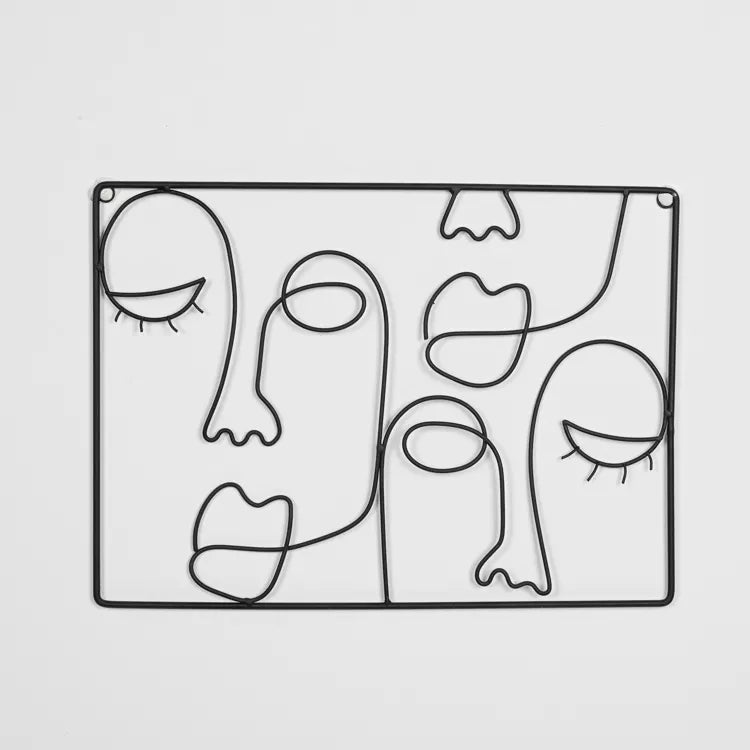 Women Face Lip 1 Piece Wall Hanging Wall Art for Home & Décor - Furnishiaa -  - 