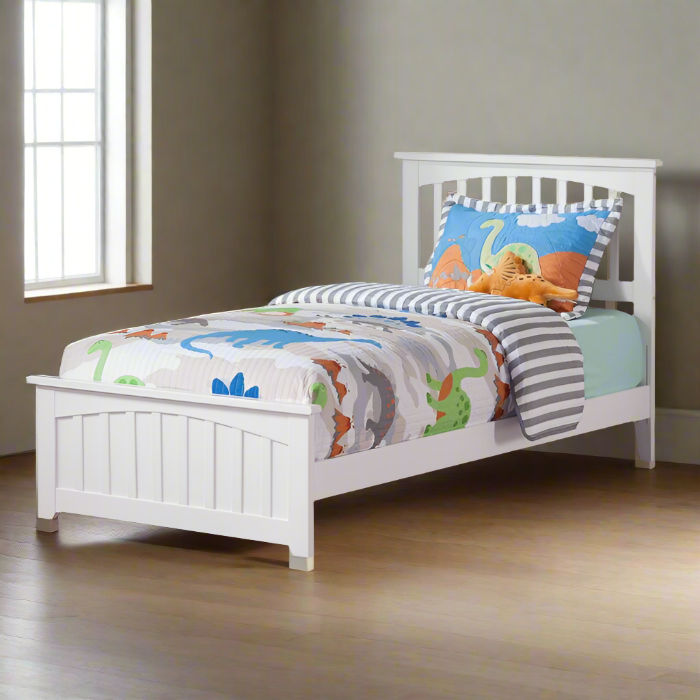 WoodCraft Basic Minimal Wooden Bed - Furnishiaa -  - 